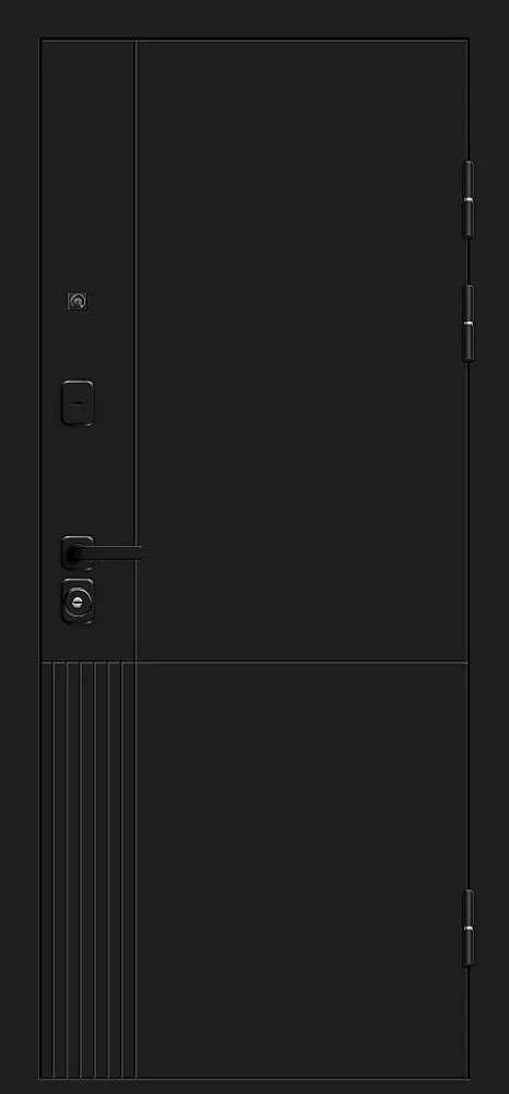 Фото Дверь Optim Z-2 Нео Зеркало Муар черный/Белый BR6180